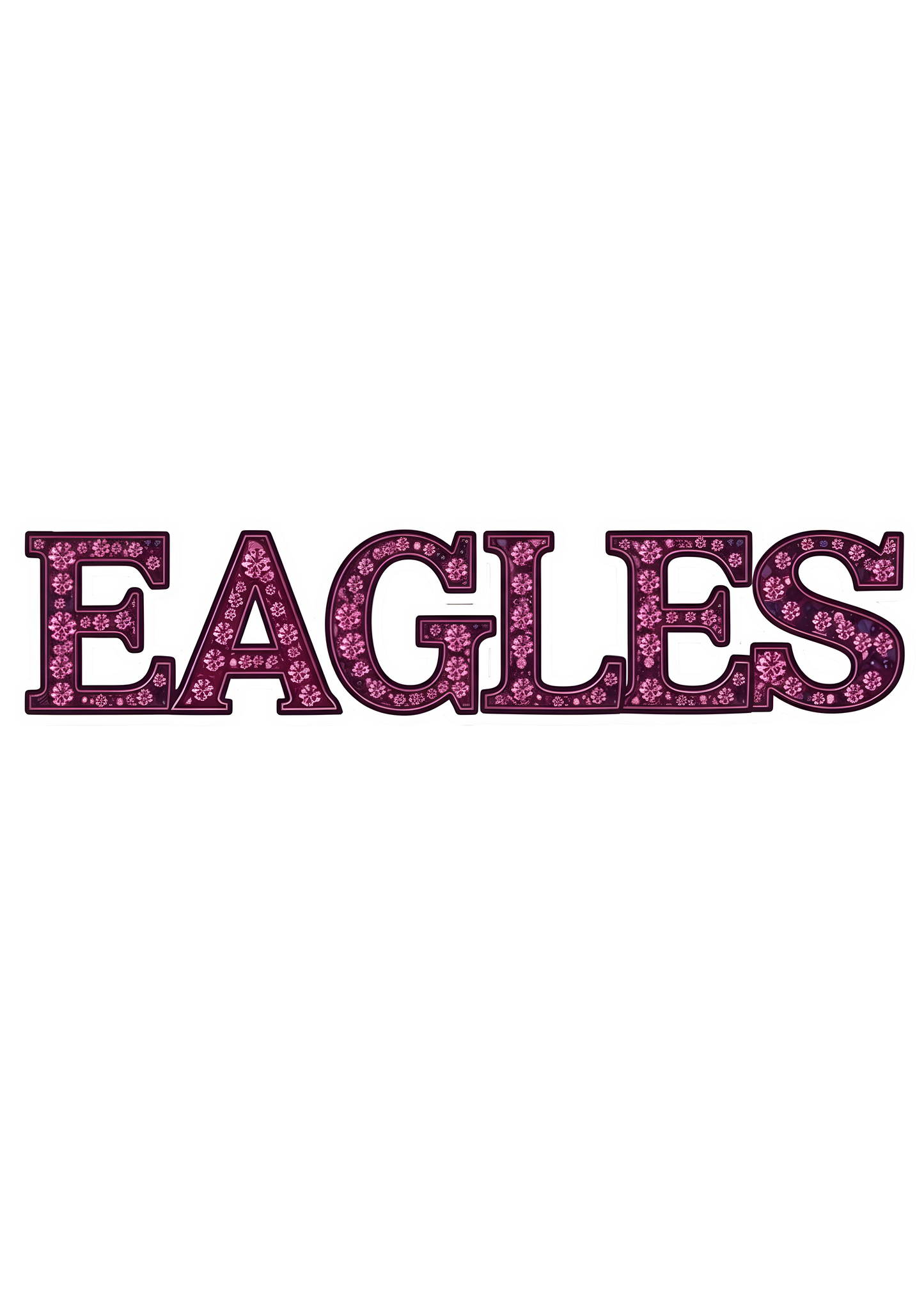 DTF Transfer • Philadelphia Football • Pink Out Rhinestones (GO) + Helmet & Football