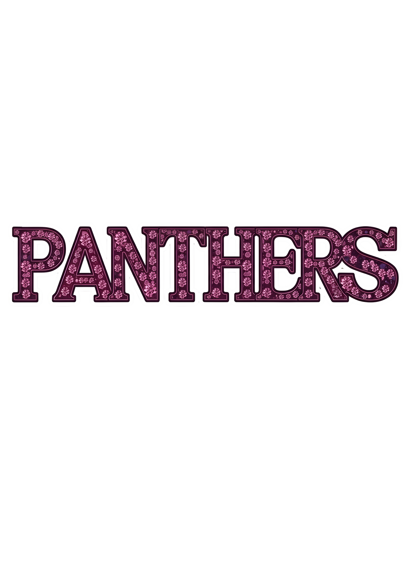 DTF Transfer • Carolina Football • Pink Out Rhinestones (GO) + Helmet & Football