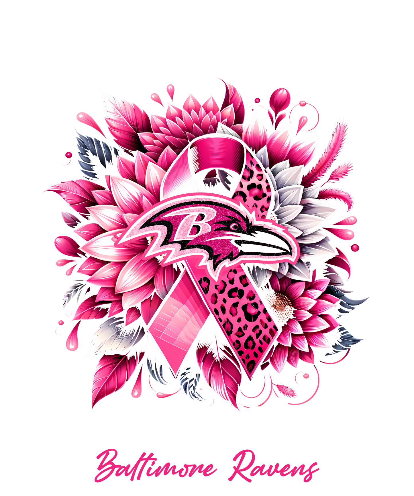 DTF Transfer • Baltimore Football • Together We Fight + Ribbon