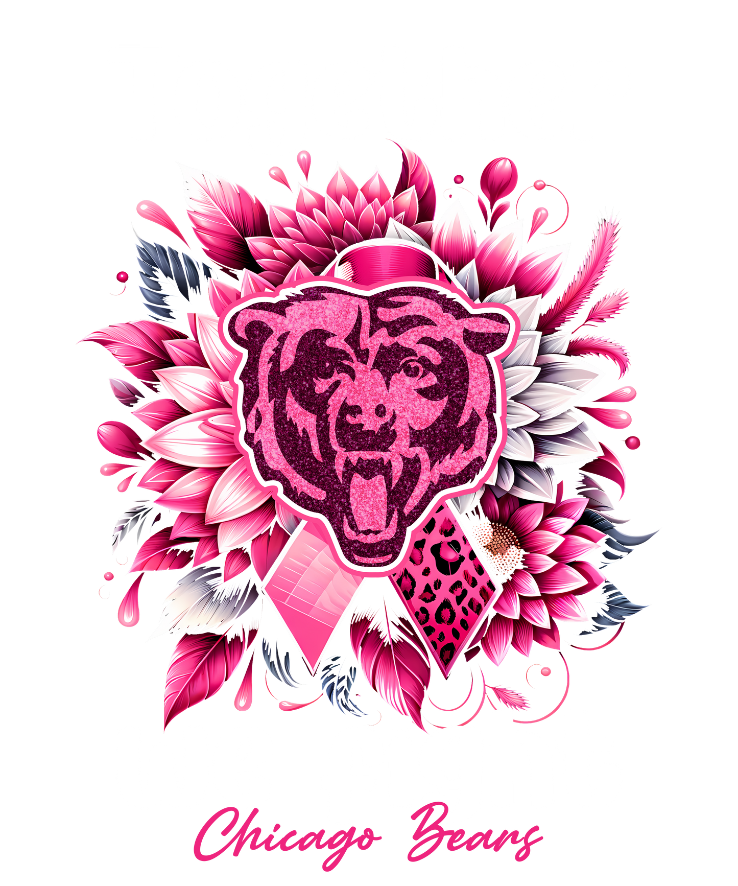 DTF Transfer • Chicago Football • Together We Fight + Ribbon