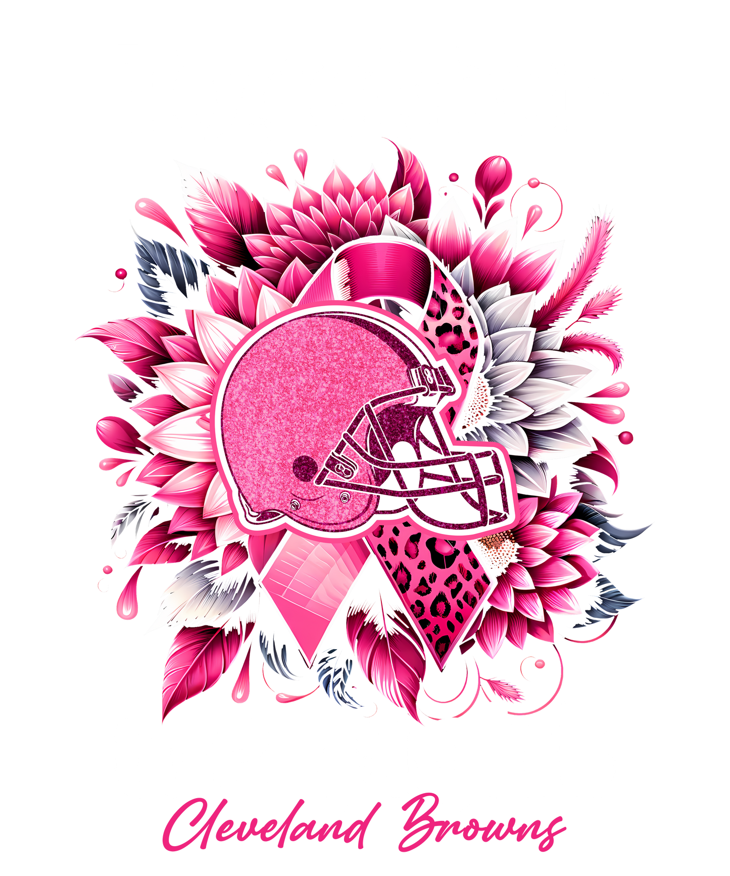 DTF Transfer • Cleveland Football • Together We Fight + Ribbon