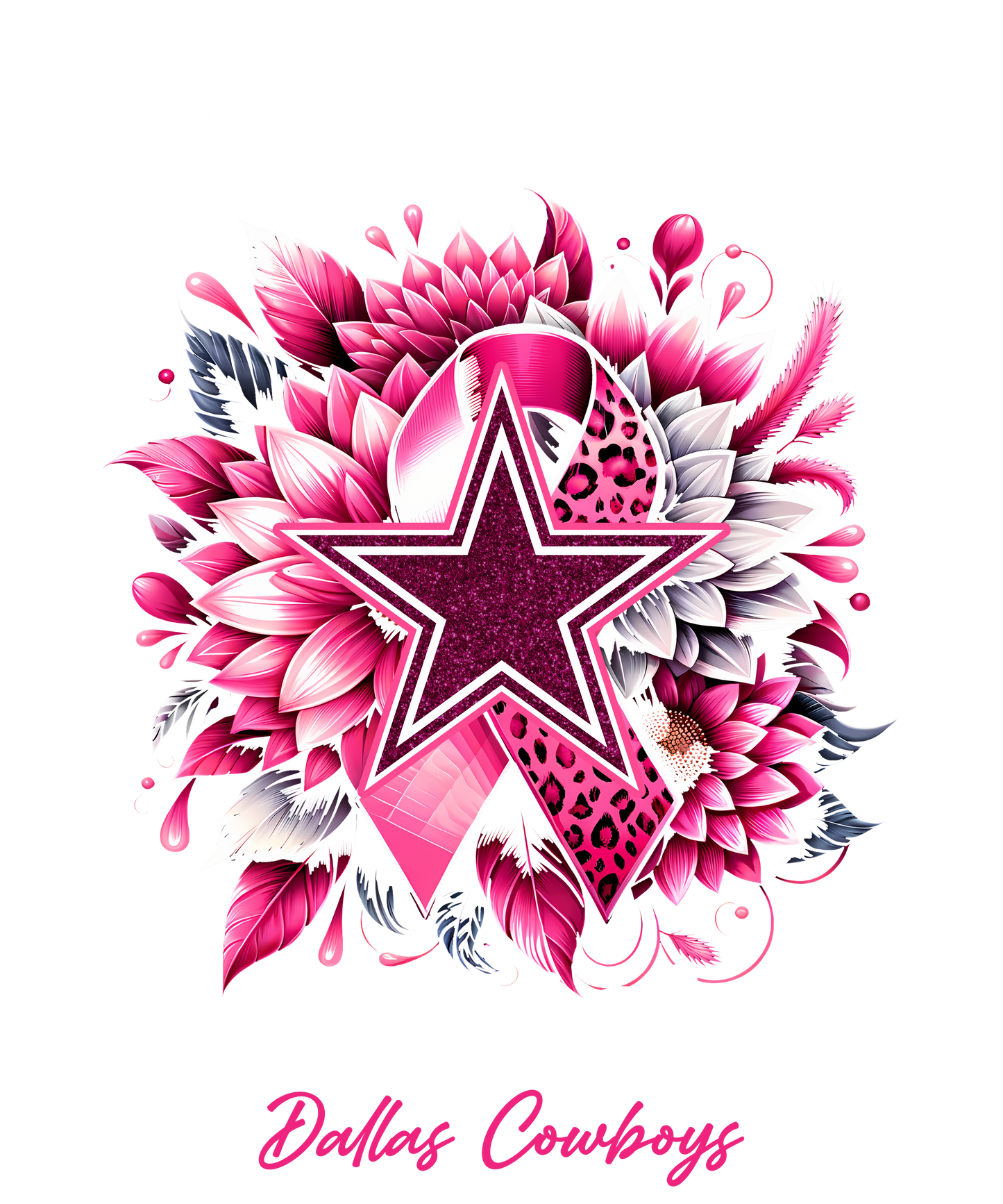 DTF Transfer • Dallas Football • Together We Fight + Ribbon