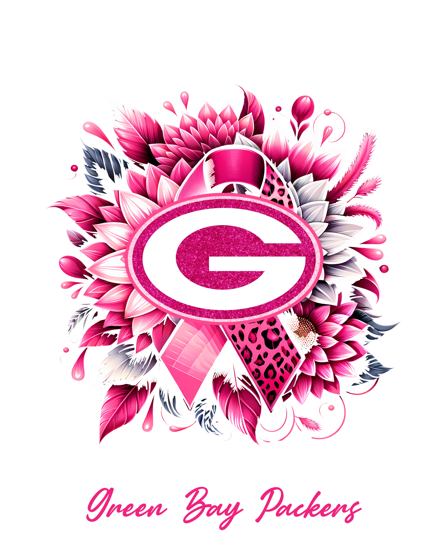 DTF Transfer • Green Bay Football • Together We Fight + Ribbon