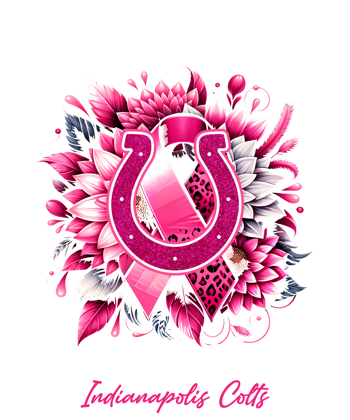 DTF Transfer • Indianapolis Football • Together We Fight + Ribbon