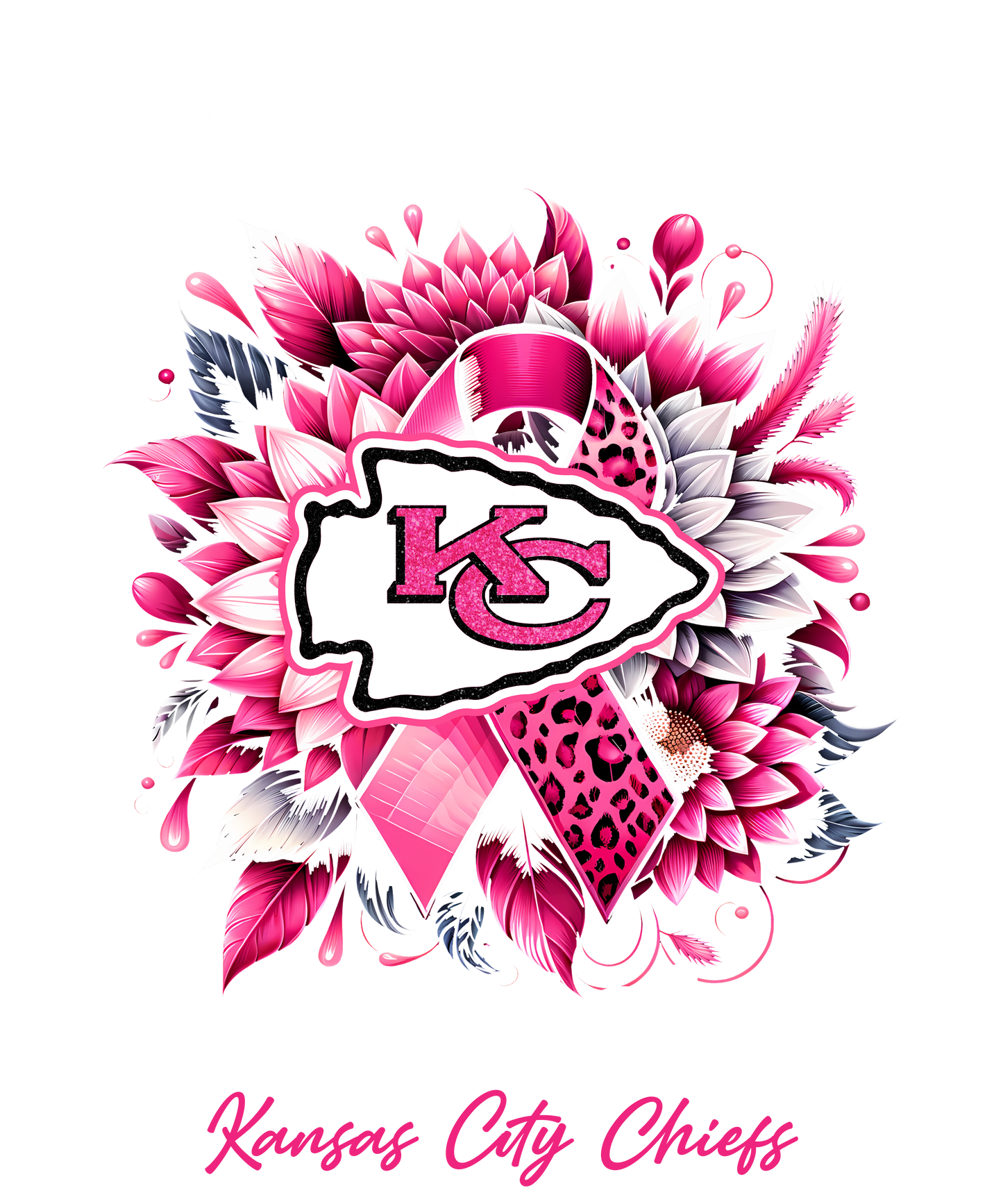 DTF Transfer • Kansas City Football • Together We Fight + Ribbon