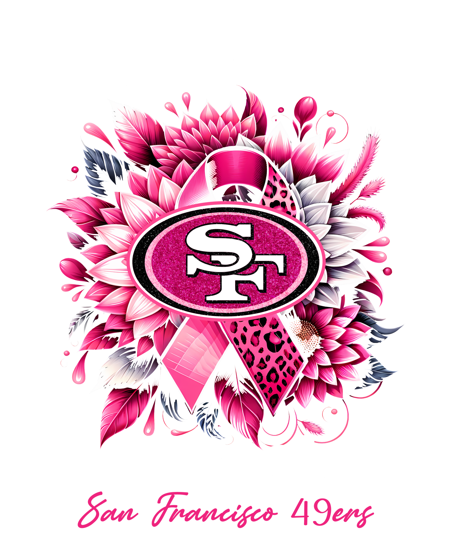 DTF Transfer • San Francisco Football • Together We Fight + Ribbon