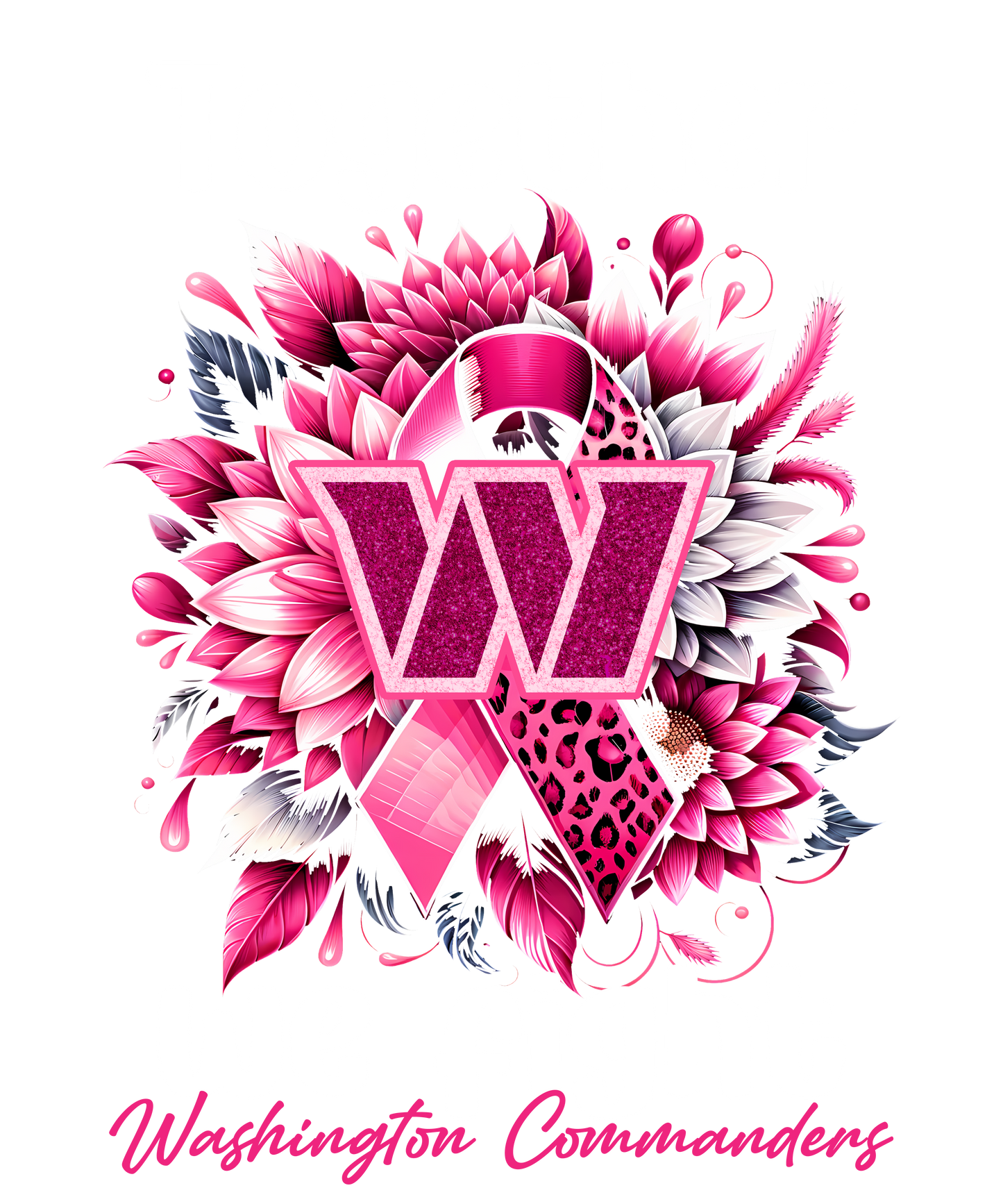 DTF Transfer • Washington Football • Together We Fight + Ribbon
