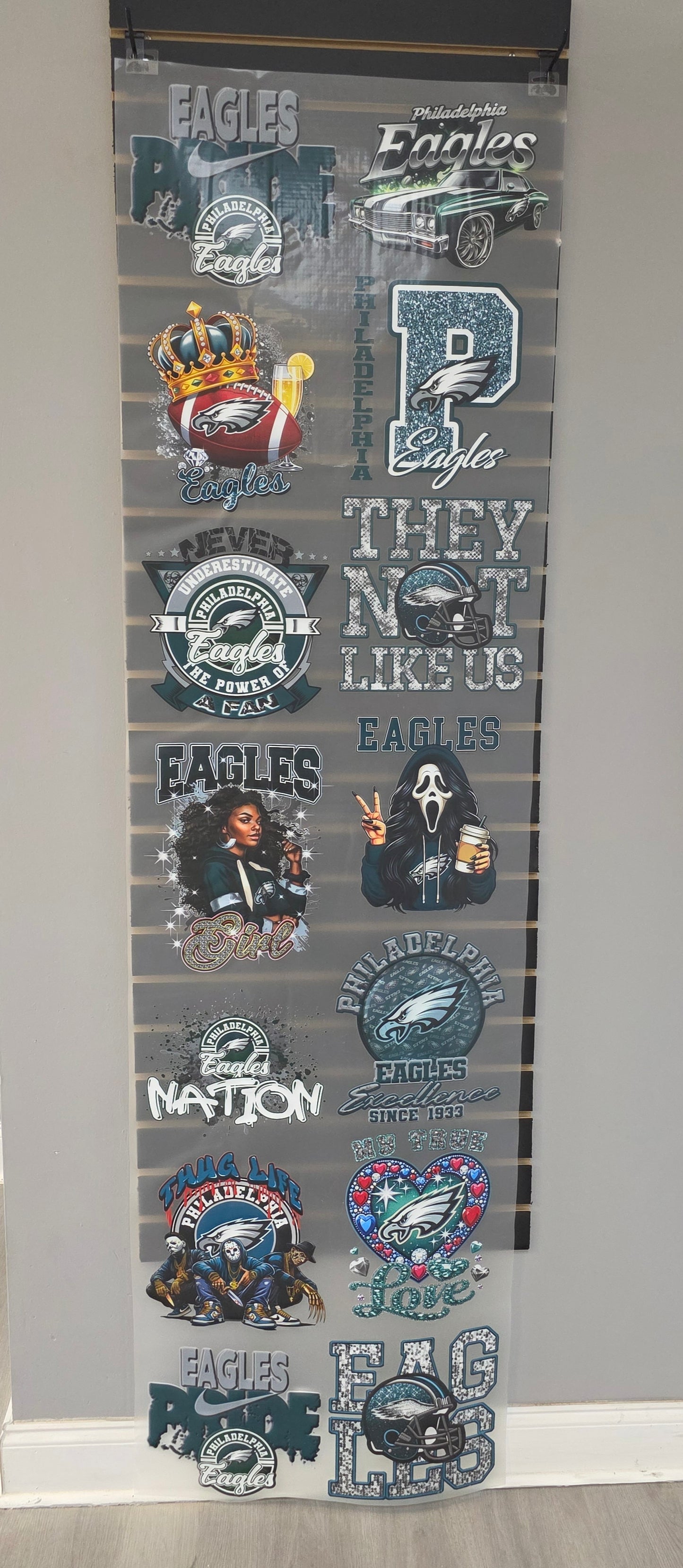 Gang Sheet • Custom Football Pre Made • 22in X 84in