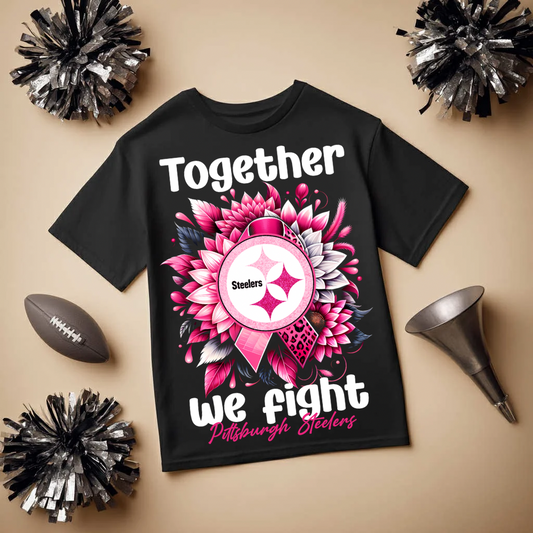 DTF Transfer • Pittsburgh Football • Together We Fight + Ribbon
