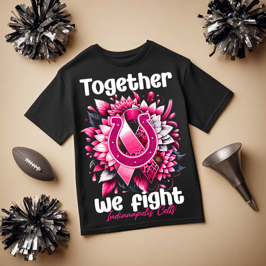 DTF Transfer • Indianapolis Football • Together We Fight + Ribbon