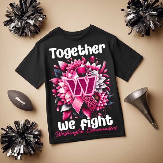 DTF Transfer • Washington Football • Together We Fight + Ribbon